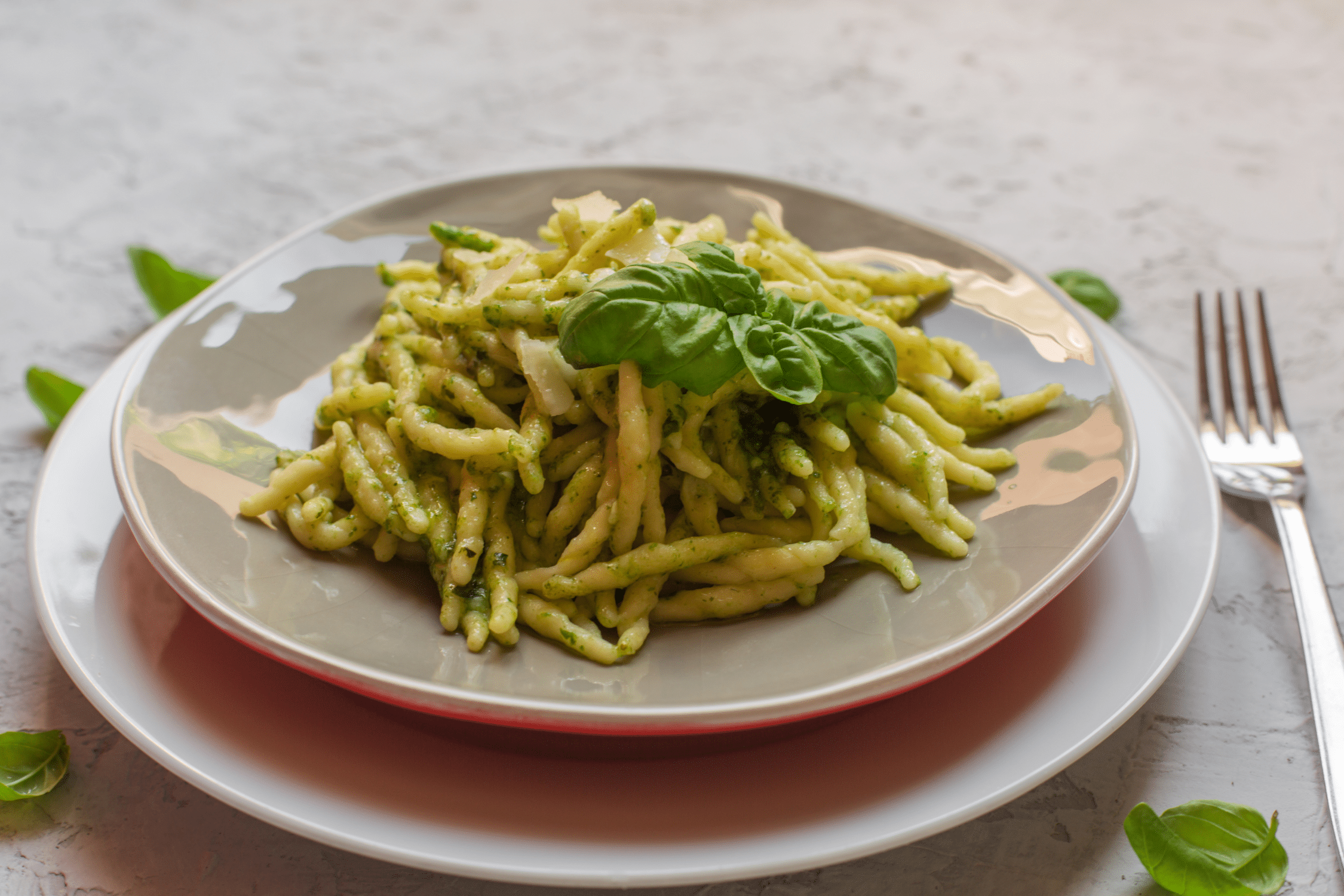 Ligurian Pesto with Trofie