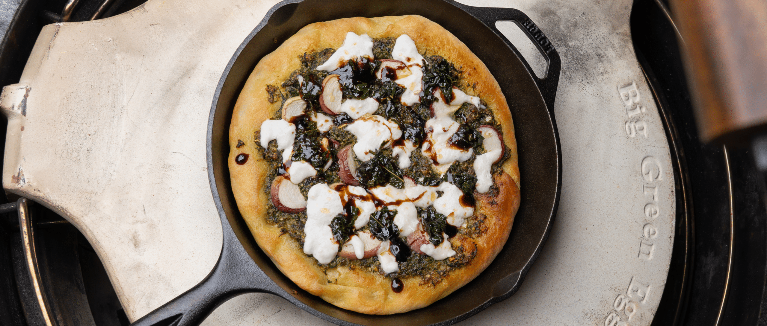Peach & Burrata Pizza