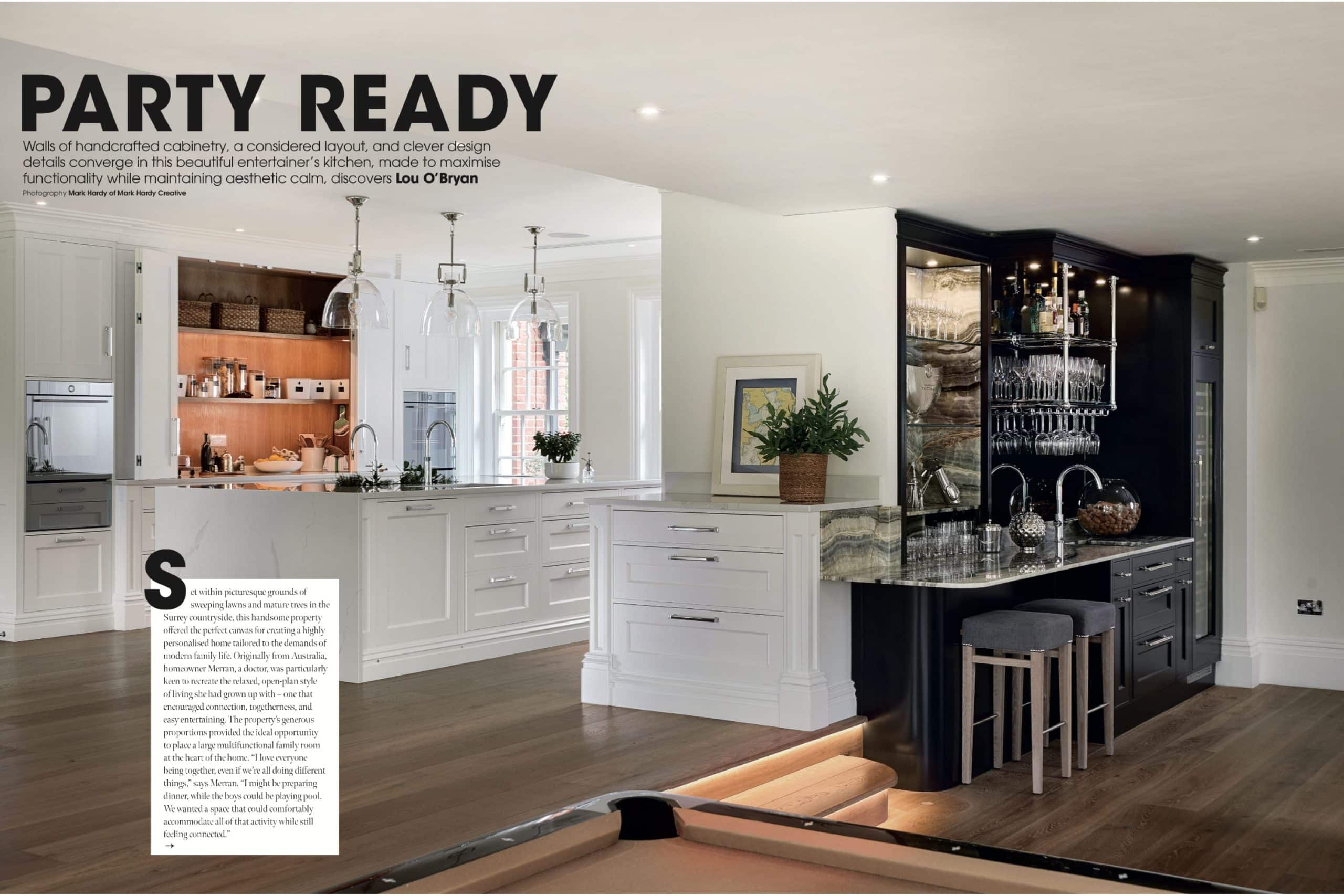 Rencraft project The Cobham Collection as featured in KBB Magazine